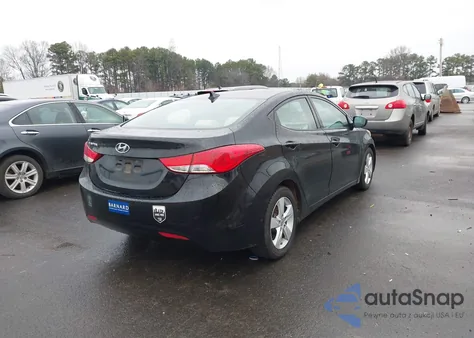 2013 Hyundai Elantra Gls из США, поврежденный, VIN 5NPDH4AE7DH327984